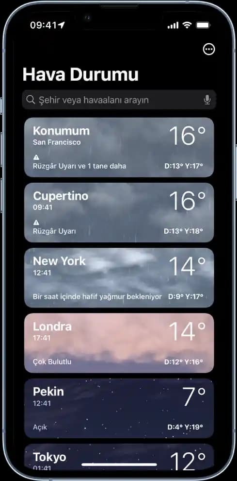 iPhone'da Hava Durumu Widget’ı Ekleme ve Güncel İpuçları