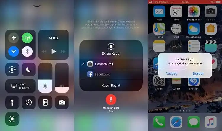 iPhone Ekran Kaydı Özellikleri, Kullanımı ve Karşılaşılan Sorunlar Hakkında Detaylı Bilgi