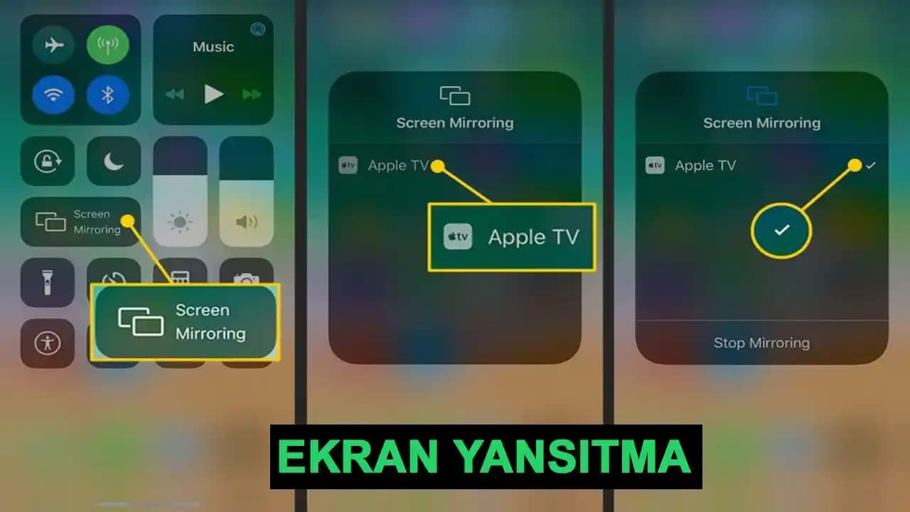 iPhone Ekran Yansıtma ve Paylaşım Özellikleri Güncel Durum ve Çözüm Yolları