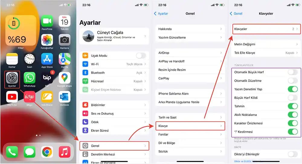 iPhone’da Klavye Ayarlarını Optimize Etme ve Kullanıcı Deneyimini Artırma Rehberi