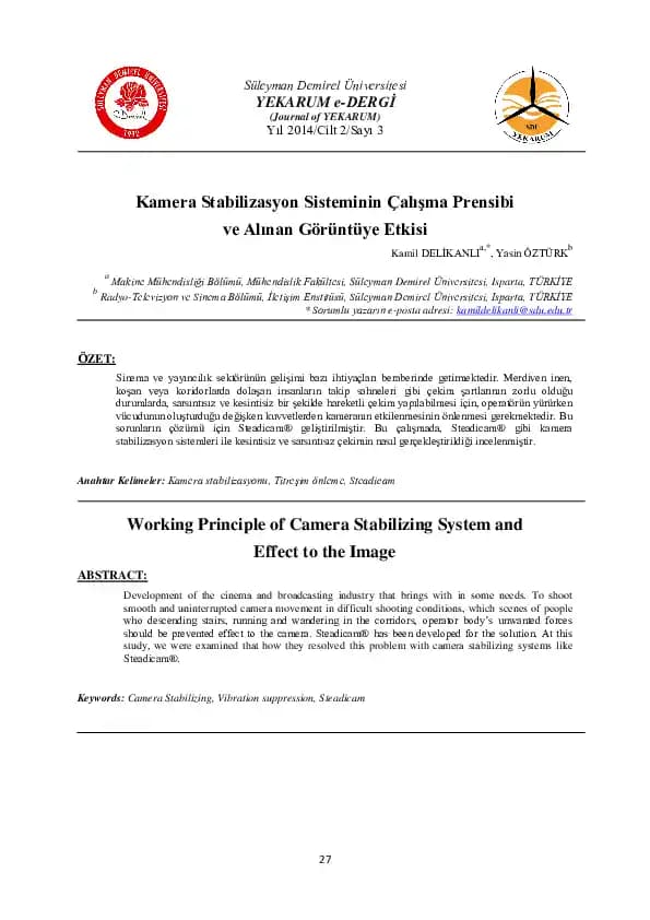 Kamera Çalışma Prensibi ve Güncel Teknolojiler: Temel Bilgiler ve Yenilikler
