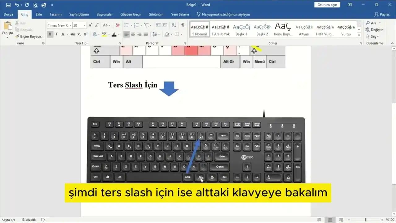Laptoplarda Slash İşareti Nasıl Yapılır Klavye Düzenine Göre Adımlar ve İpuçları