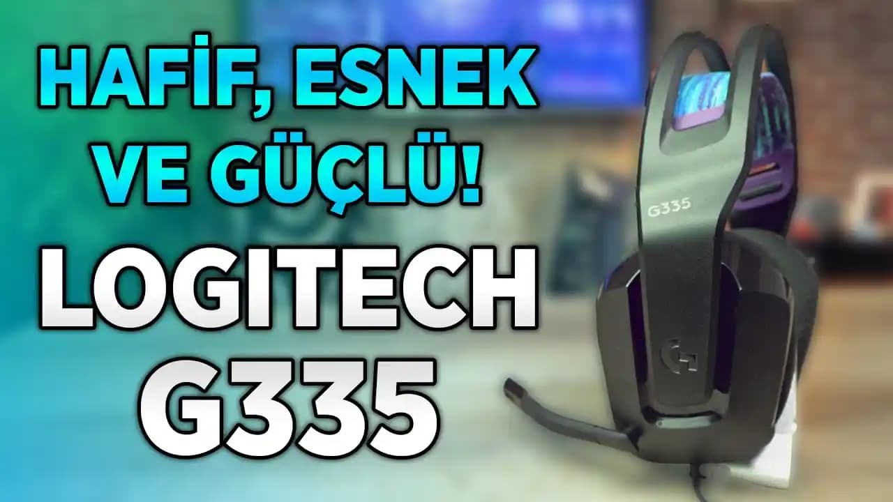 Logitech G335 Oyun ve Günlük Kullanım İçin Hafif ve Konforlu Kulaklık Özellikleri