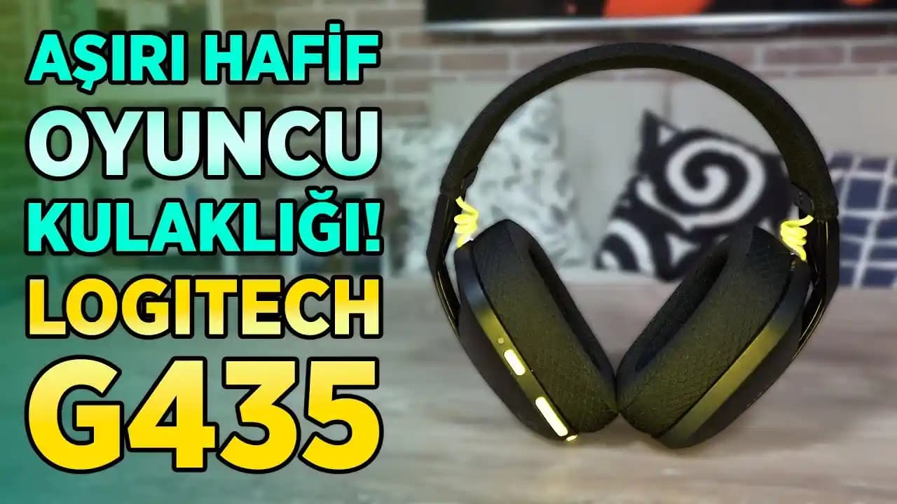 Logitech G435 Kablosuz Kulaklık: Hafif ve Konforlu Tasarım ile Çok Yönlü Kullanım