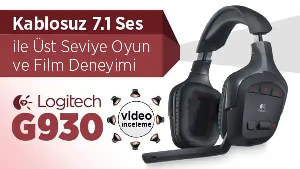 Logitech G930 Kablosuz Oyun ve İletişim Kulaklığı İncelemesi Yüksek Ses Kalitesi ve Ergonomik Tasarım