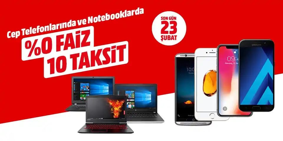 MediaMarkt Türkiye'de Elektronik Ürünlerde Taksitli Satış ve Geniş Hizmet Ağı