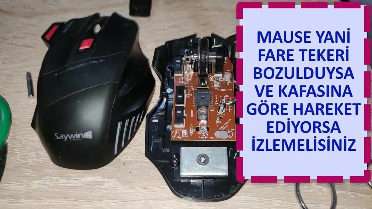 Mouse Orta Tekerlek Tamiri ve Bakım İpuçları: Uzun Ömürlü Kullanım İçin Rehber