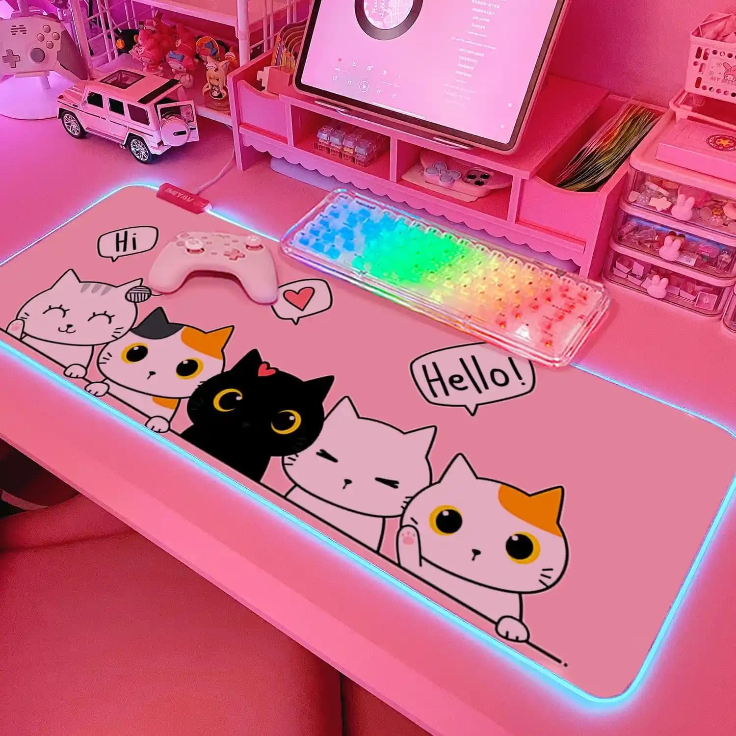 Pembe Mouse Pad: Estetik ve İşlevselliği Bir Arada Sunan Kişisel Bilgisayar Aksesuarı