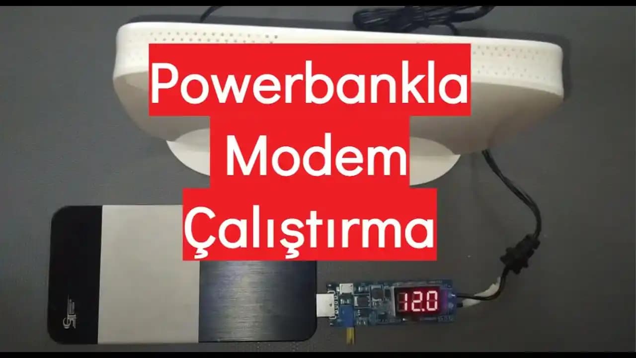 Powerbank ile Modem Çalıştırma Rehberi: Güç Kaynağı ve Bağlantı İpuçları
