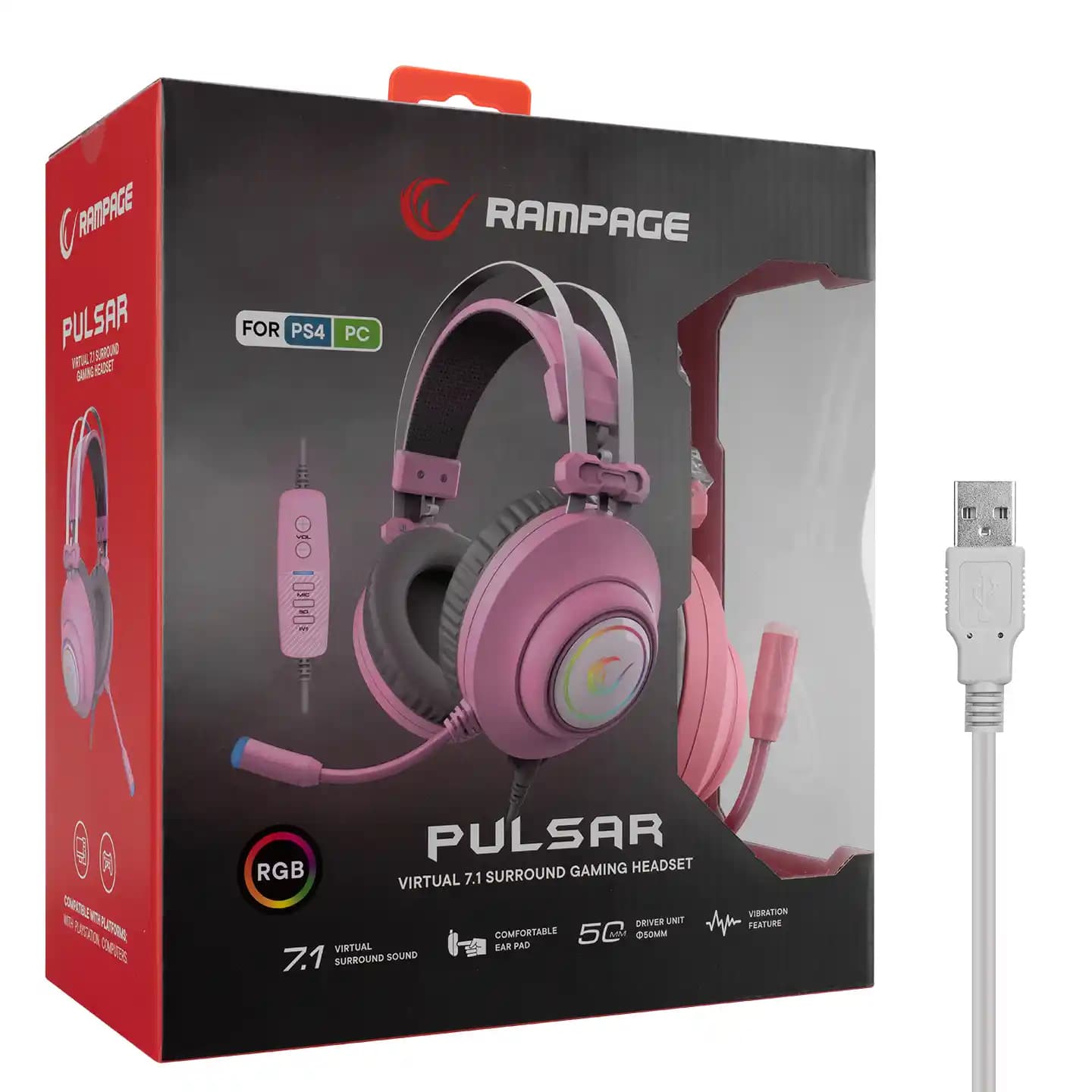 Rampage Pembe Kulaklıklar: Renk ve Tasarımın Gücüyle Kendinizi İfade Edin