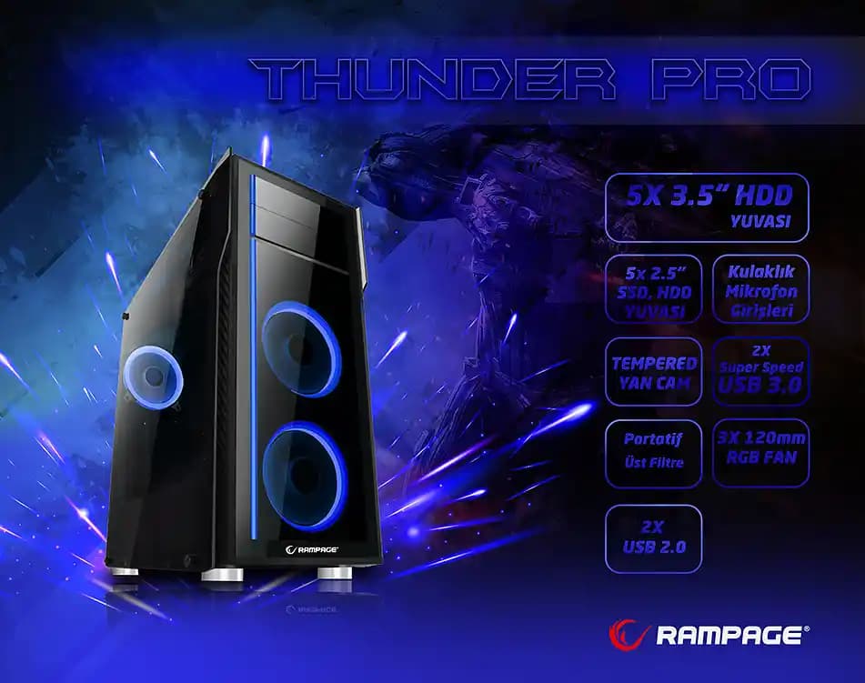 Rampage Thunder Serisi: Yüksek Hassasiyet ve Dayanıklılık Sunan Oyun Ekipmanları