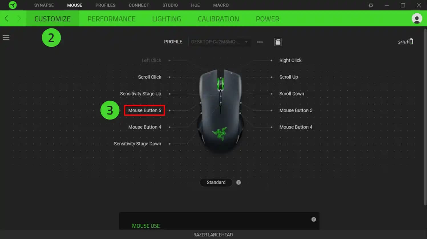 Razer Uygulamasıyla Entegre Olan Oyun ve Profesyonel Kullanım Mouse'ları