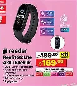 Reeder Reefit S2 Lite Akıllı Bileklik: Sağlık ve Aktivite Takibi için Güncel Teknoloji
