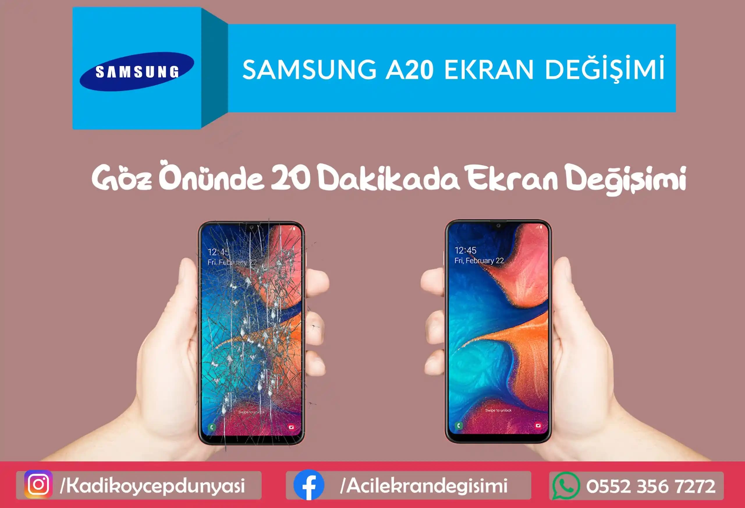 Samsung A20 Ekran Değişimi Maliyeti ve Servis Seçenekleri Hakkında Bilgi