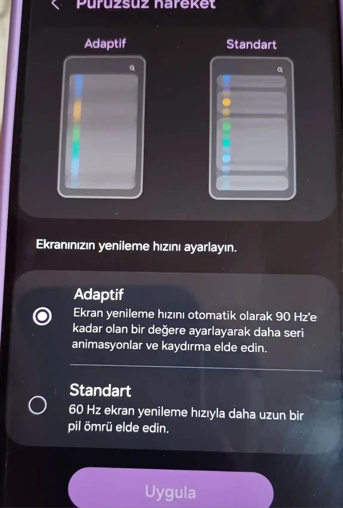 Samsung A34 Ekran Yenileme Hızı Özellikleri ve Piyasa Standartları