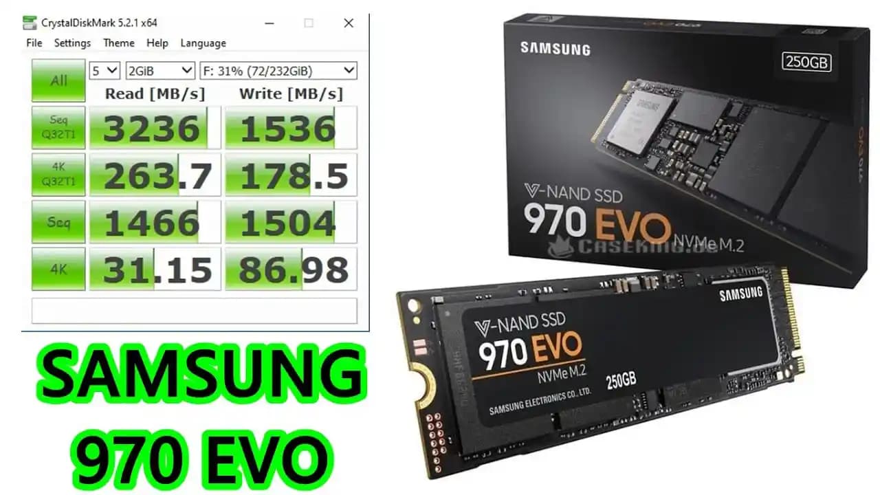 Samsung EVO 970 NVMe SSD ile yüksek performans ve güvenilir veri depolama çözümleri