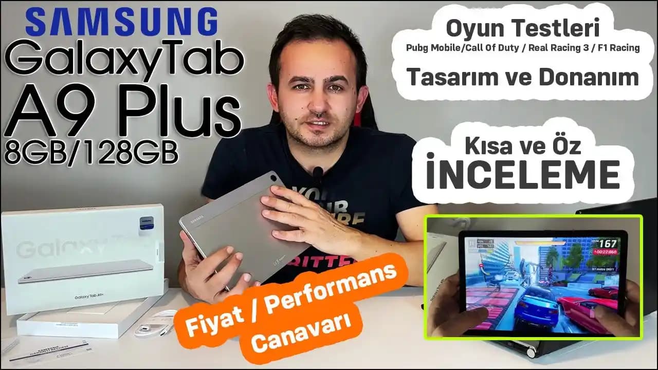 Samsung Galaxy Tab A9'un Oyun Performansı ve Teknik Özellikleri Analizi