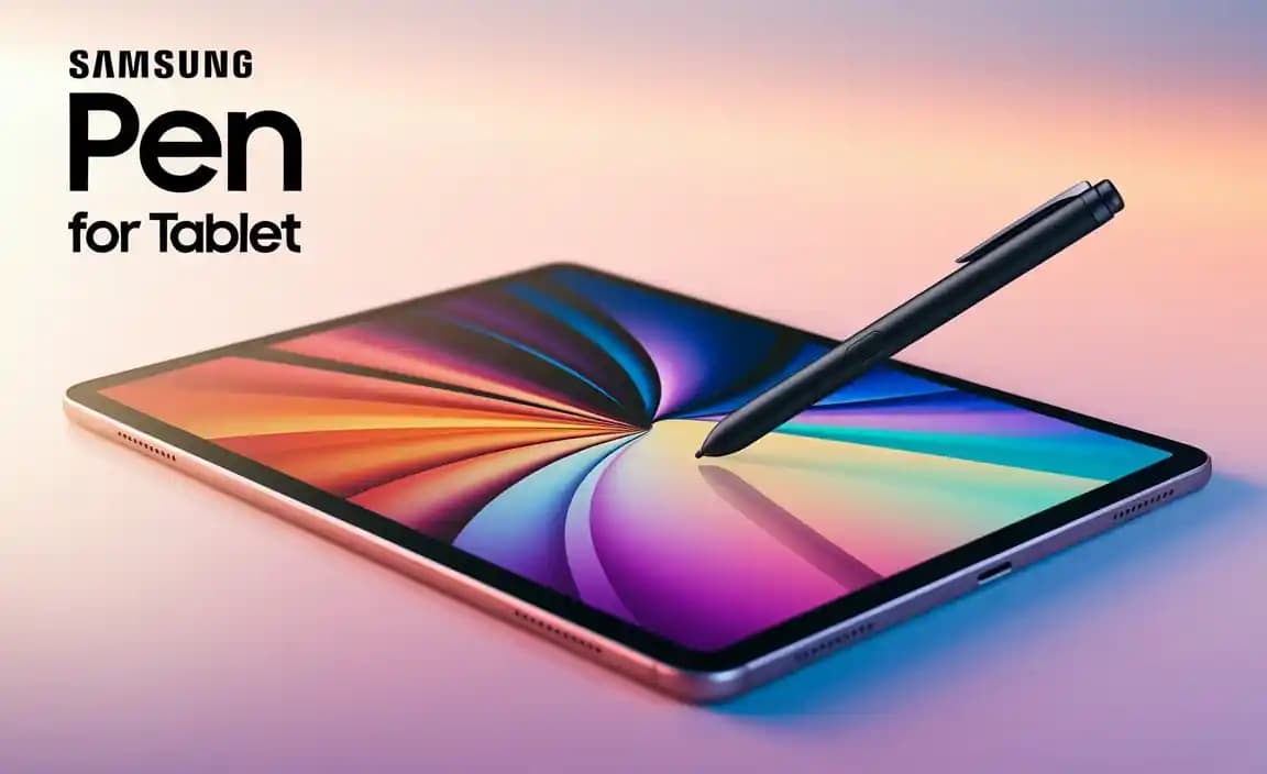 Samsung Kalemli Tabletler: Yüksek Hassasiyet ve Çok Yönlülük ile Yaratıcılığı Artıran Cihazlar