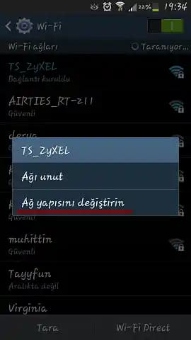 Samsung S4'te DNS Ayarlarının Yapılması ve İnternet Performansını Artırma