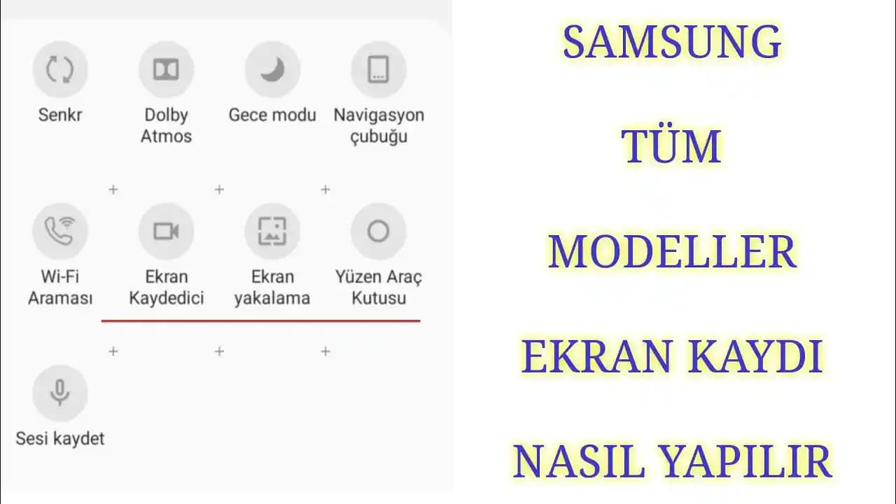 Samsung Telefonlarda Ekran Kaydı Yapma Yöntemleri ve İpuçları