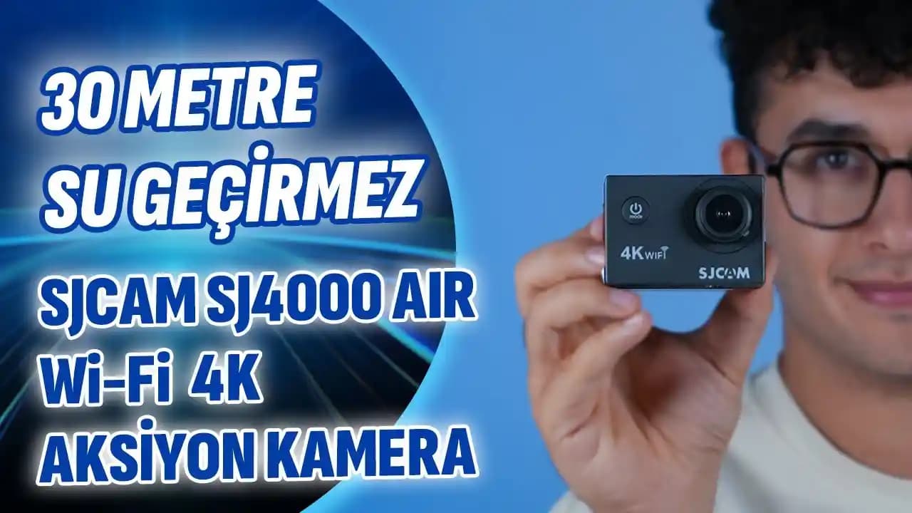 SJCam SJ4000 Air 4K Aksiyon Kamerası Özellikleri ve Kullanım Alanları