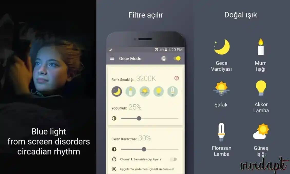 Telefonlarda Mavi Işık Filtresi Kullanımı ve Göz Sağlığına Etkileri