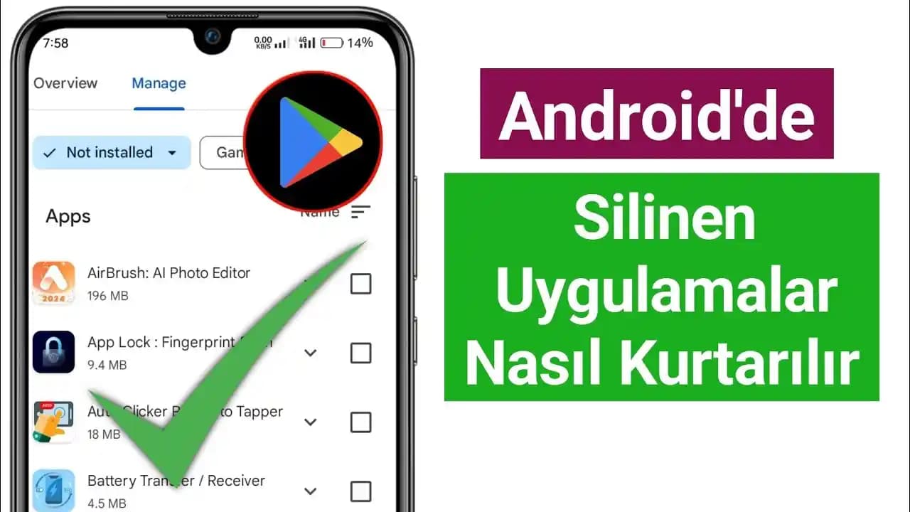Telefonlarda Son Silinen Uygulamaları Geri Getirme Yöntemleri ve Güvenlik İpuçları