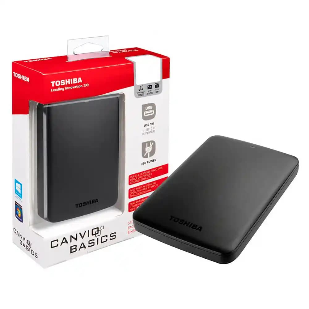 Toshiba Canvio Basic 1TB 2.5 İnç Harici Sabit Disk ile Güvenli ve Pratik Veri Depolama