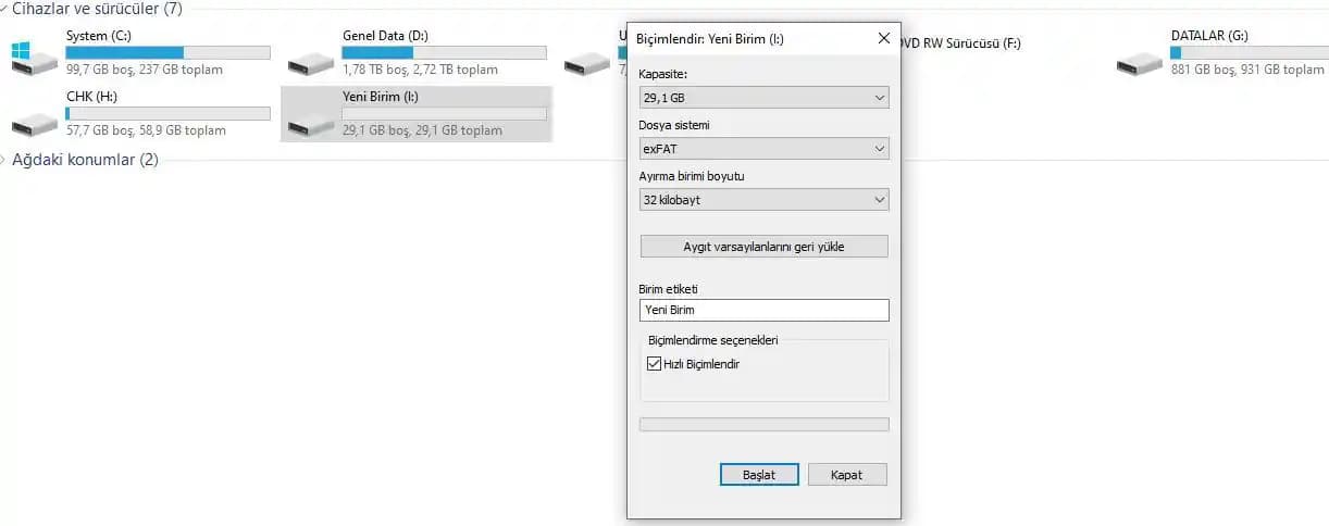 USB Disk Biçimlendirme Rehberi: Doğru Dosya Sistemini Seçme ve Güvenli Kullanım
