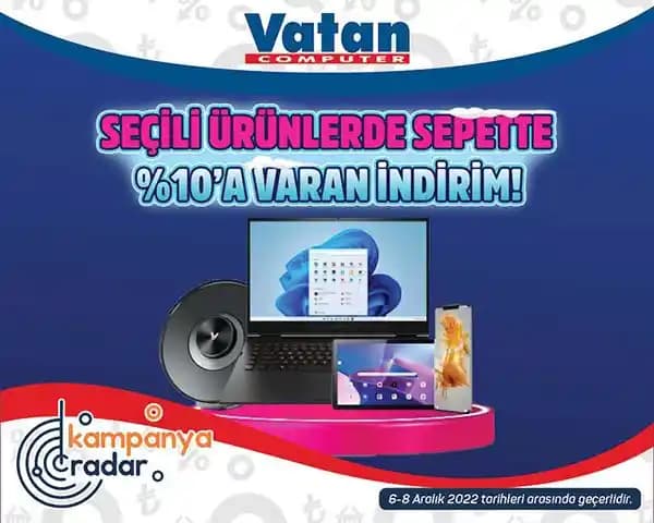 Vatan Computer İndirim Günleriyle Teknoloji Ürünlerinde Büyük Fırsatlar Yaratılıyor