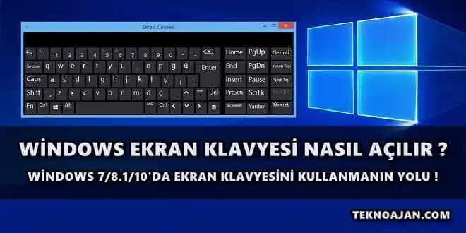 Windows 7 için ekran klavyesi çözümleri ve güncel alternatifler üzerine rehber