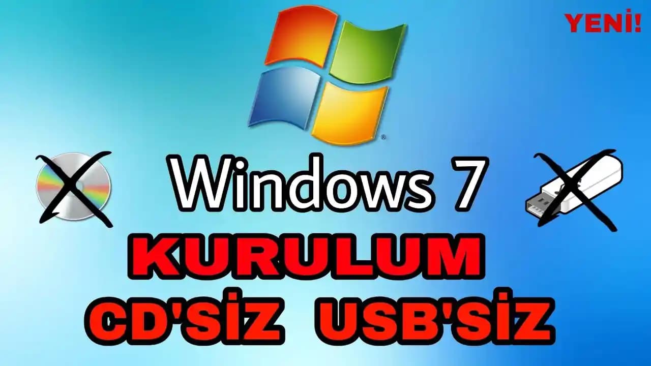 Windows 7 Sıfırlama Yöntemleri ve CD Kullanmayarak İşlemler