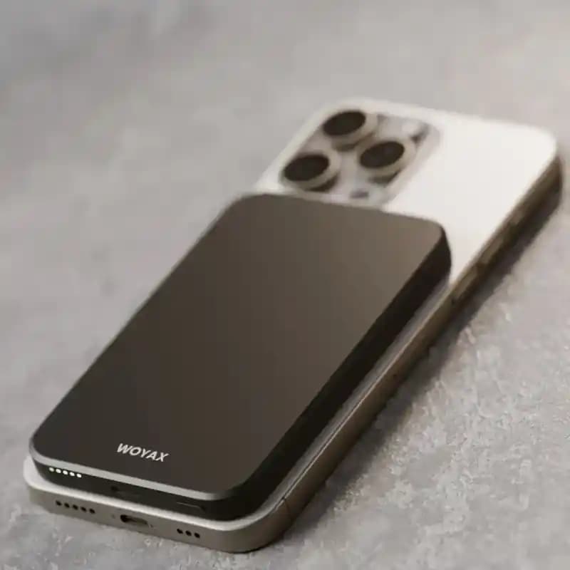 Woyax by Deji MagSafe Powerbank 5000 mAh Kablosuz Şarj Uyumlu iPhone Güç Bankası