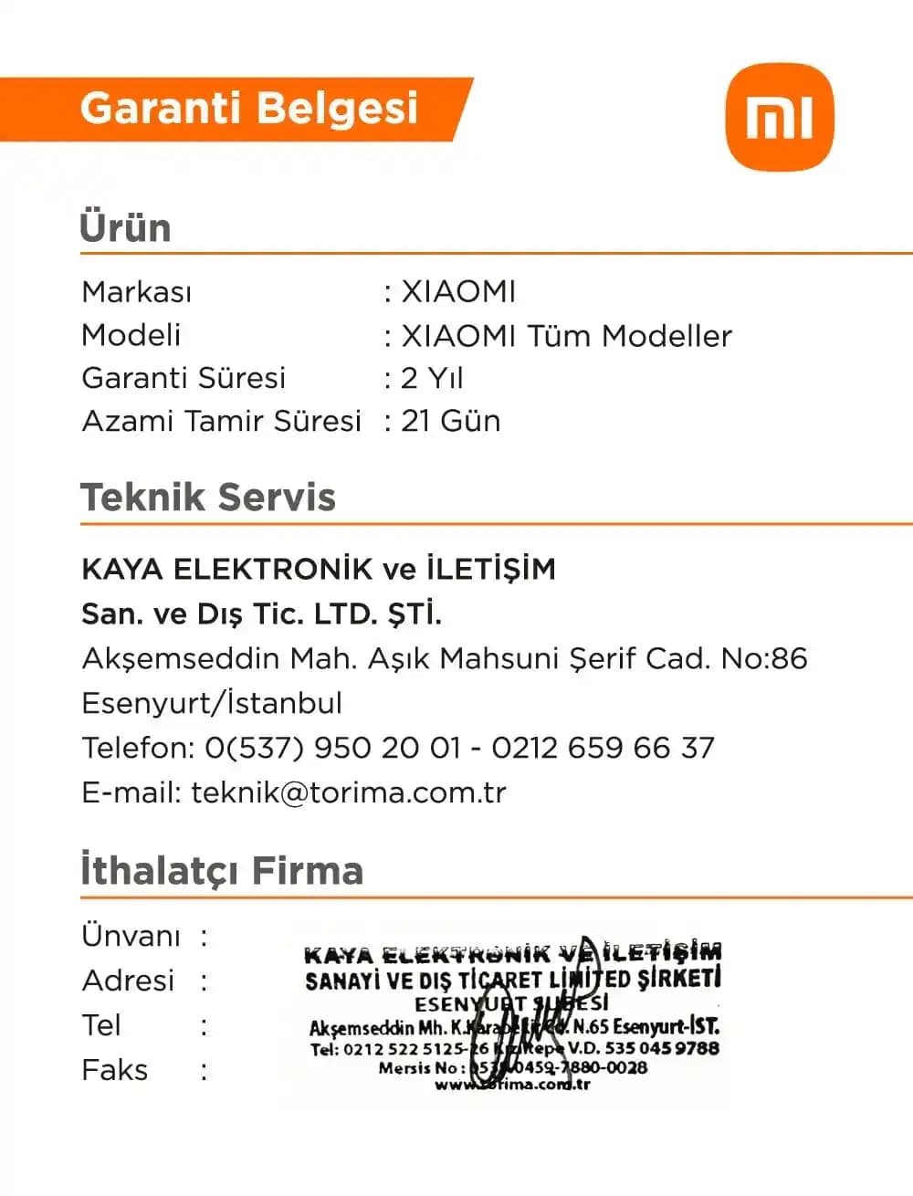 Xiaomi Garantisi ve Belge Süreçleri: Güvenli Kullanım İçin Bilmeniz Gerekenler