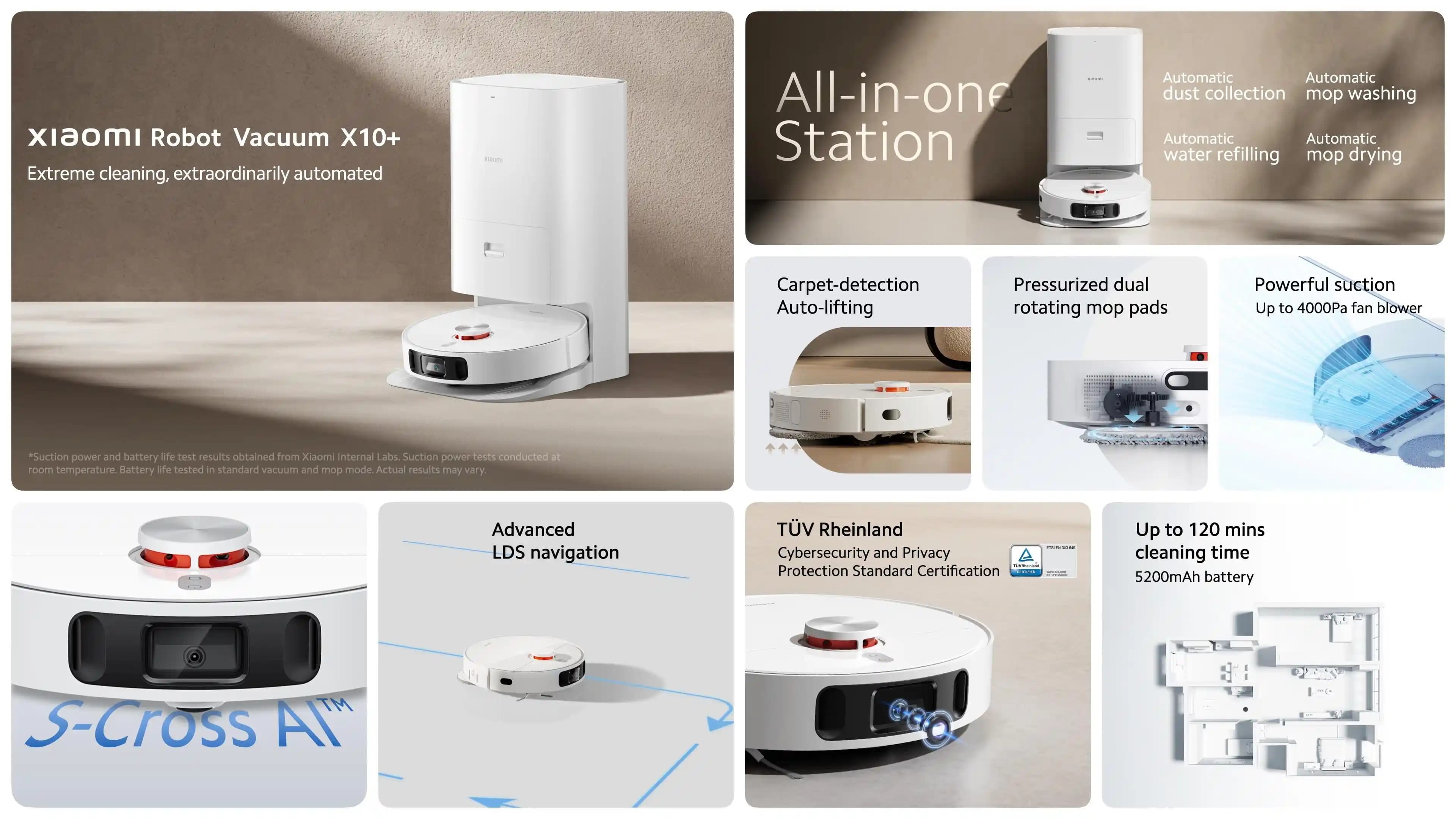 Xiaomi Robot Süpürge X10: Akıllı Temizlikte Yenilikçi ve Gelişmiş Çözüm