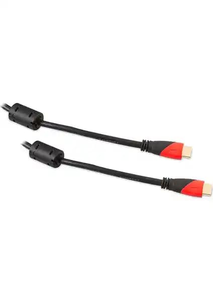 Hytech Hy-HDM5 HDMI Kablosu 5 Metre 24K Altın Uçlu 1.4 Versiyon Güvenilir Bağlantı