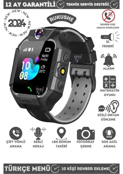 Rukushe Q19 ve TCL MT46X Akıllı Çocuk Saatleri Karşılaştırması ve Özellikleri 1
