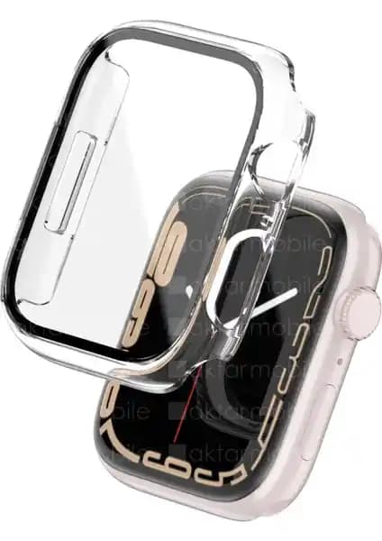 AktarMobile Apple Watch 9 45 mm Uyumlu Full Body Koruyucu Kılıf ve Ekran Koruyucu