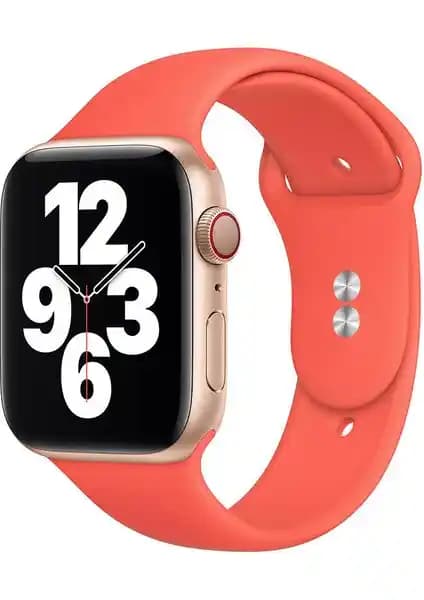 Apple Watch 40 mm için uyumlu yüksek kaliteli silikon kayışlar