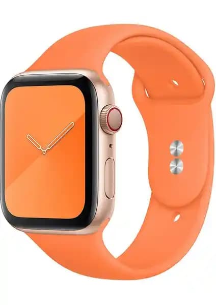 Apple Watch 42 mm ve 44 mm için yüksek kaliteli silikon kayışlar detaylı inceleme