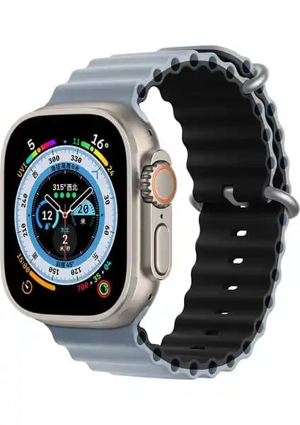 Asfal Apple Watch Uyumlu Çift Renk Ocean Kordon: Şık ve Dayanıklı Saat Aksesuarı