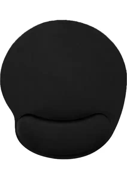 Black Deer Siyah Ergonomik Mouse Pad Bilek Desteği ve Kaymaz Taban ile Konfor Sağlar