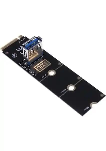 Blueway Altın Kaplama NGFF PCIe M.2 To USB 3.0 Riser Kartı ile Hızlı ve Güvenilir Bağlantı Çözümü