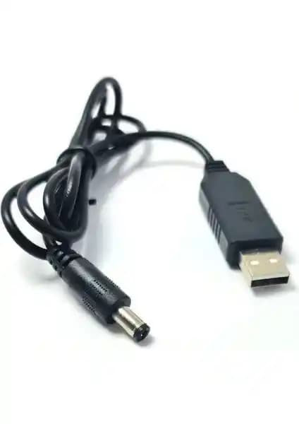 Electroon Powerbank USB Kablosu 12V 1A Güç Kaynağı ve Dayanıklı Elektronik Bağlantı