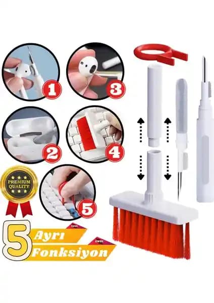 Ewec Çok Fonksiyonlu Bluetooth Kulaklık ve Temizlik Kalemi ile Elektronik Bakımı