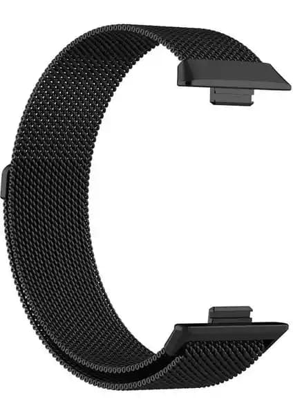 Fibaks Huawei Watch Fit 3, Fit 4 ve Fit 4 Pro Uyumlu Metal Örgü Kordon Detayları