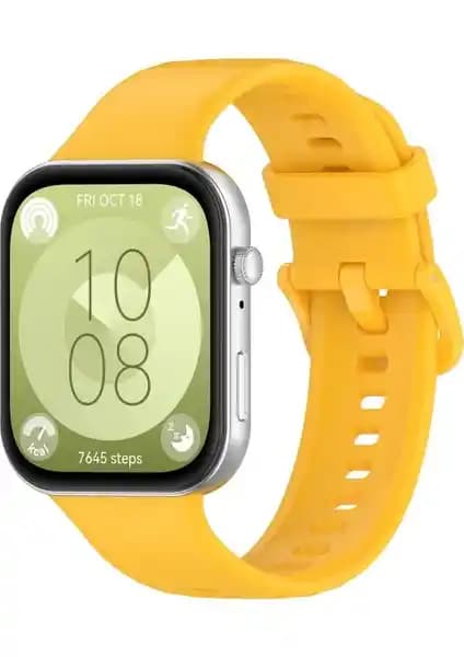 Fibaks Uyumluluğu ile Huawei Watch Fit Serisi İçin Renkli Silikon Kordon Kayışlar