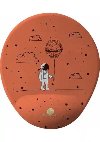 Flipped Space Astronot Bilek Destekli Tasarım Mouse Pad: Ergonomik ve Estetik Çözüm