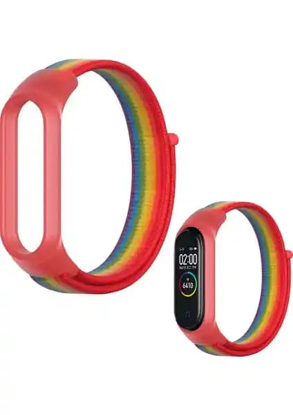 Furenfa Xiaomi Mi Band 5/6 Uyumlu Spor Dokuma Akıllı Bileklik Kayışları
