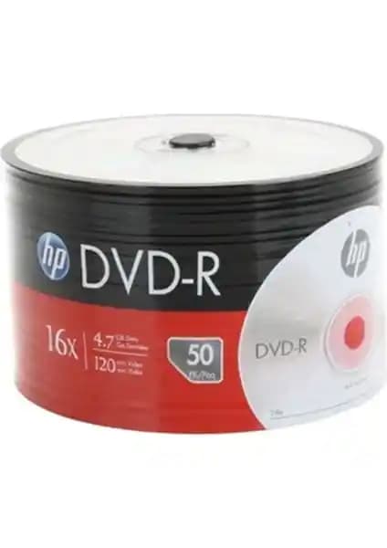 HP DVD-R 4,7GB 16x Hızında 50'li Paket Güvenilir Veri Yedekleme Çözümü